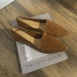 Ivanka Trump Cognac Suede Loafers 6.5
